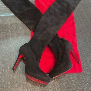 Christian Louboutin thigh high boots